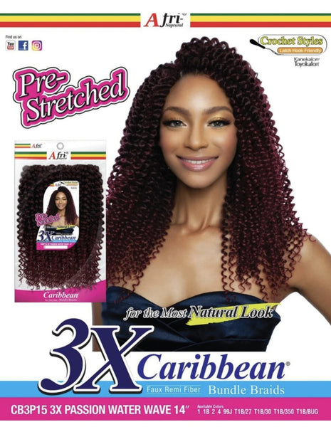 Afri Pre-Stretched 3x Caribbean